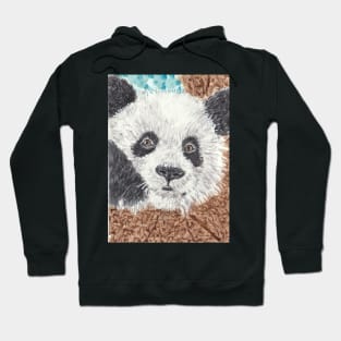 Panda Bear  face art Hoodie